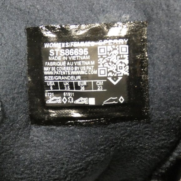 Sperry Docksider Saltwater Duck Boots Silver Metalic and Blue Camo 6 - Picture 4 of 10